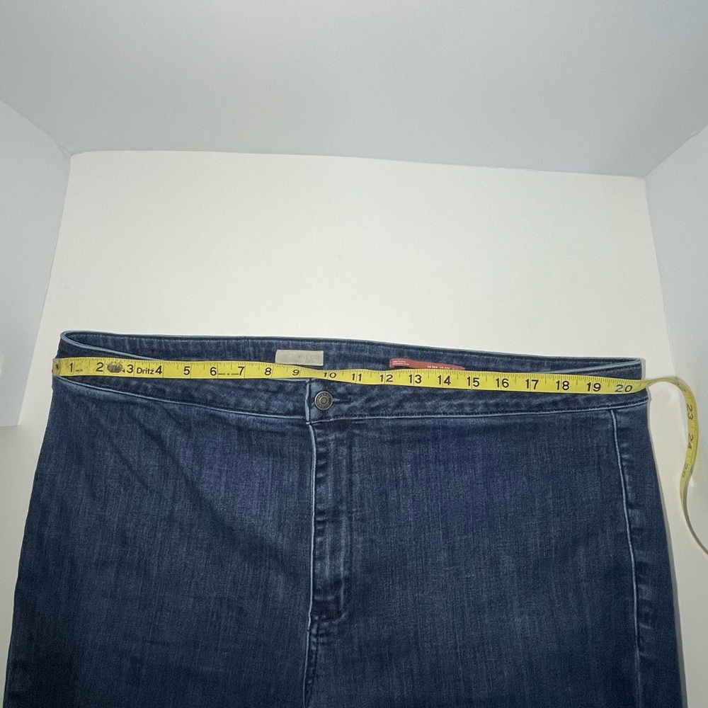 Anthropologie Pilcro Flare Leg Dark Wash Jeans Plus Size 22W - Picture 8 of 9